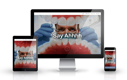 Responsive doctors website mobile device compatible