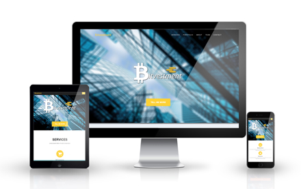 Responsive finance website